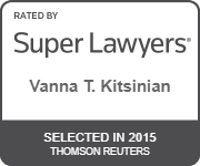 Vanna T. Kitsinian Super Lawyer Selection in 2015